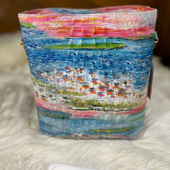 Brahmin Celina Staycation Melbourne Bucket Shoulder Bag NWT - Picture 6 of 11